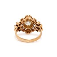 BICOLOR GOLD AND DIAMOND RING