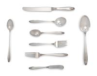 An American Silver Flatware Service