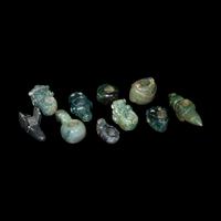 Ten Costa Rican-Style Greenstone Mace Heads