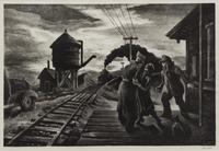 Thomas Hart Benton, (American, 1889-1975), Morning Train, 1943