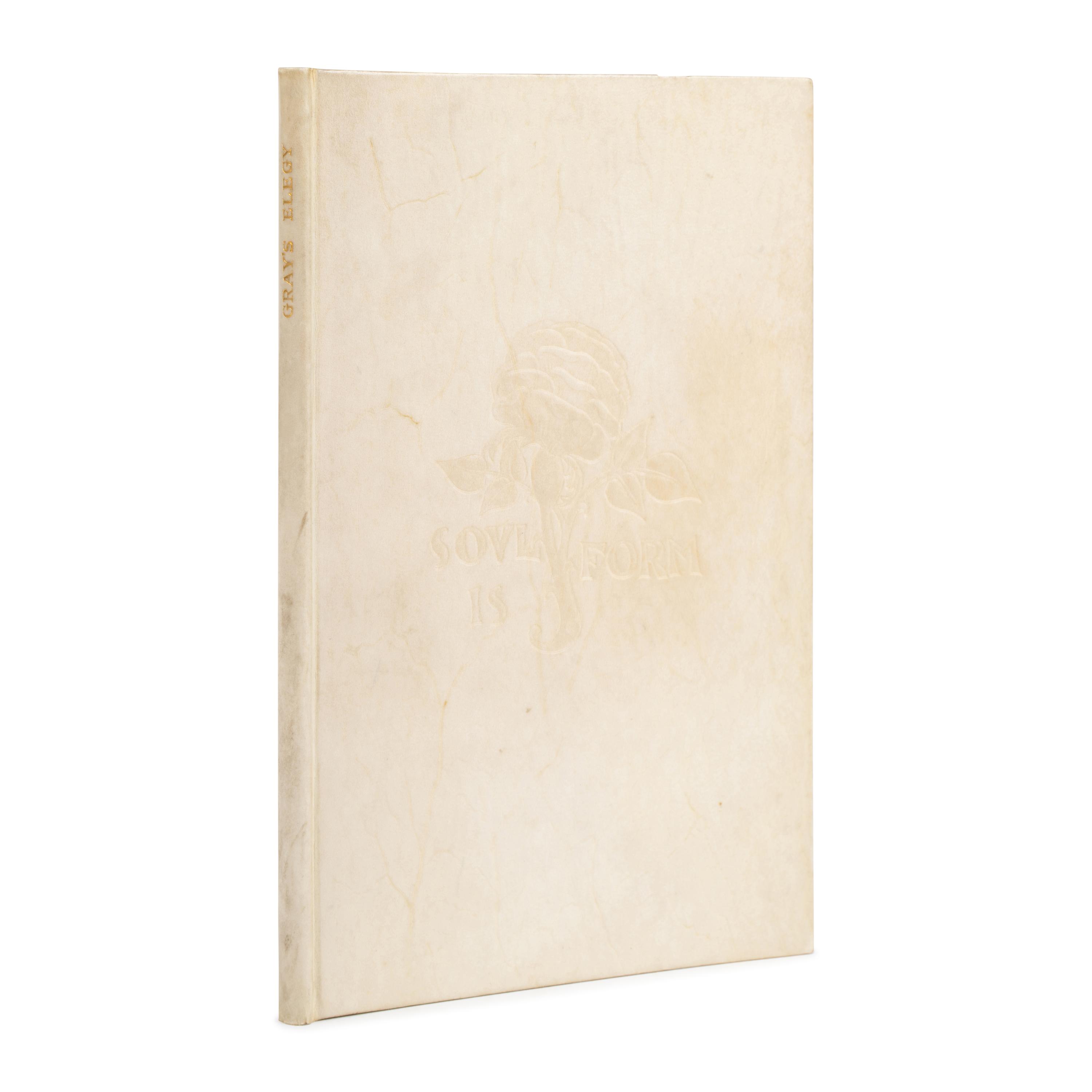 [Fine Press - Essex House]. Gray, Thomas (1716-1771). Elegy Written in a Country Churchyard. London: C.R. Ashbee at the Essex House Press, 1900.