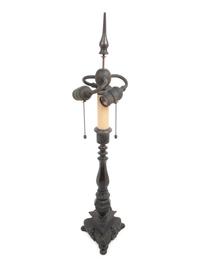 An Italian Bronze Pricket Mounted as a Lamp