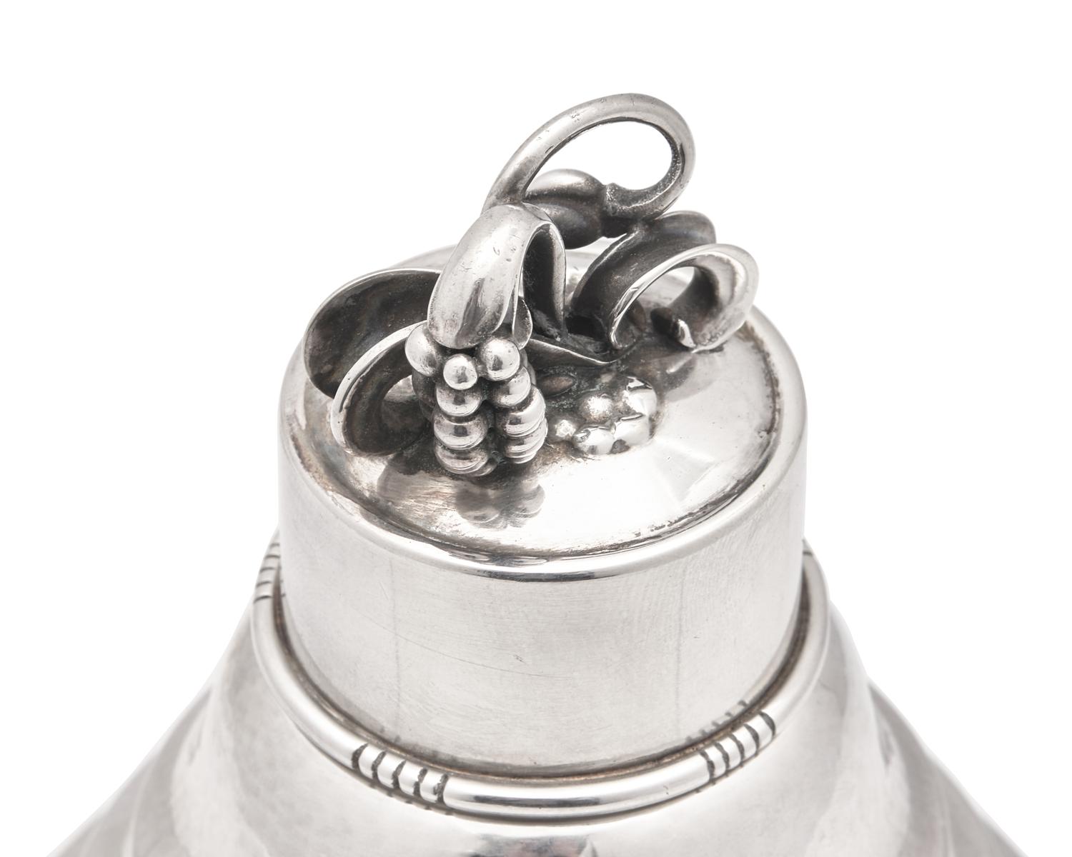 A Harald Nielsen Designed Georg Jensen Silver Cocktail Shaker