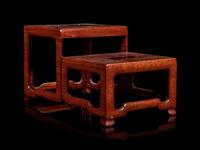 Two Chinese Hardwood Stands