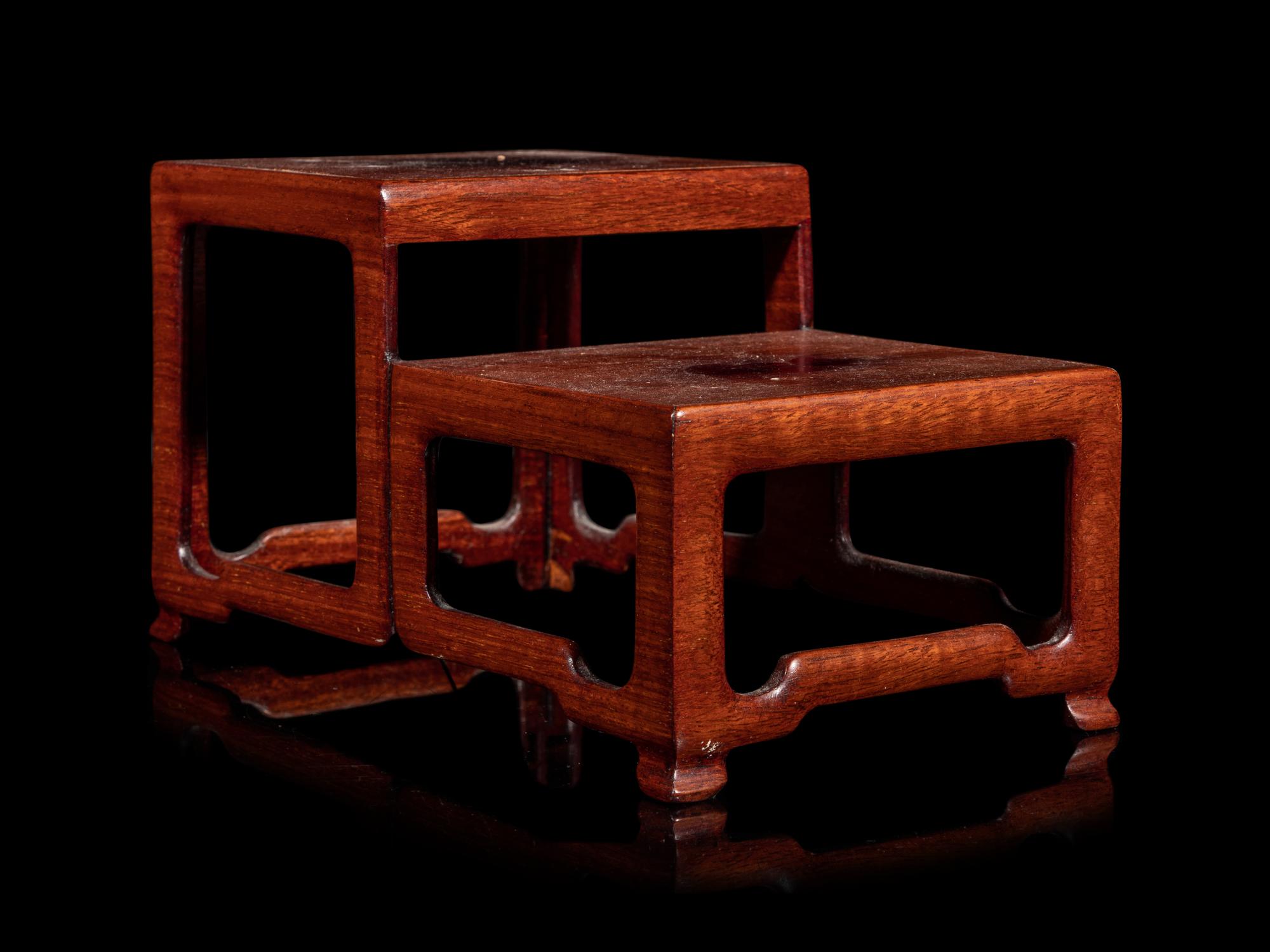 Two Chinese Hardwood Stands