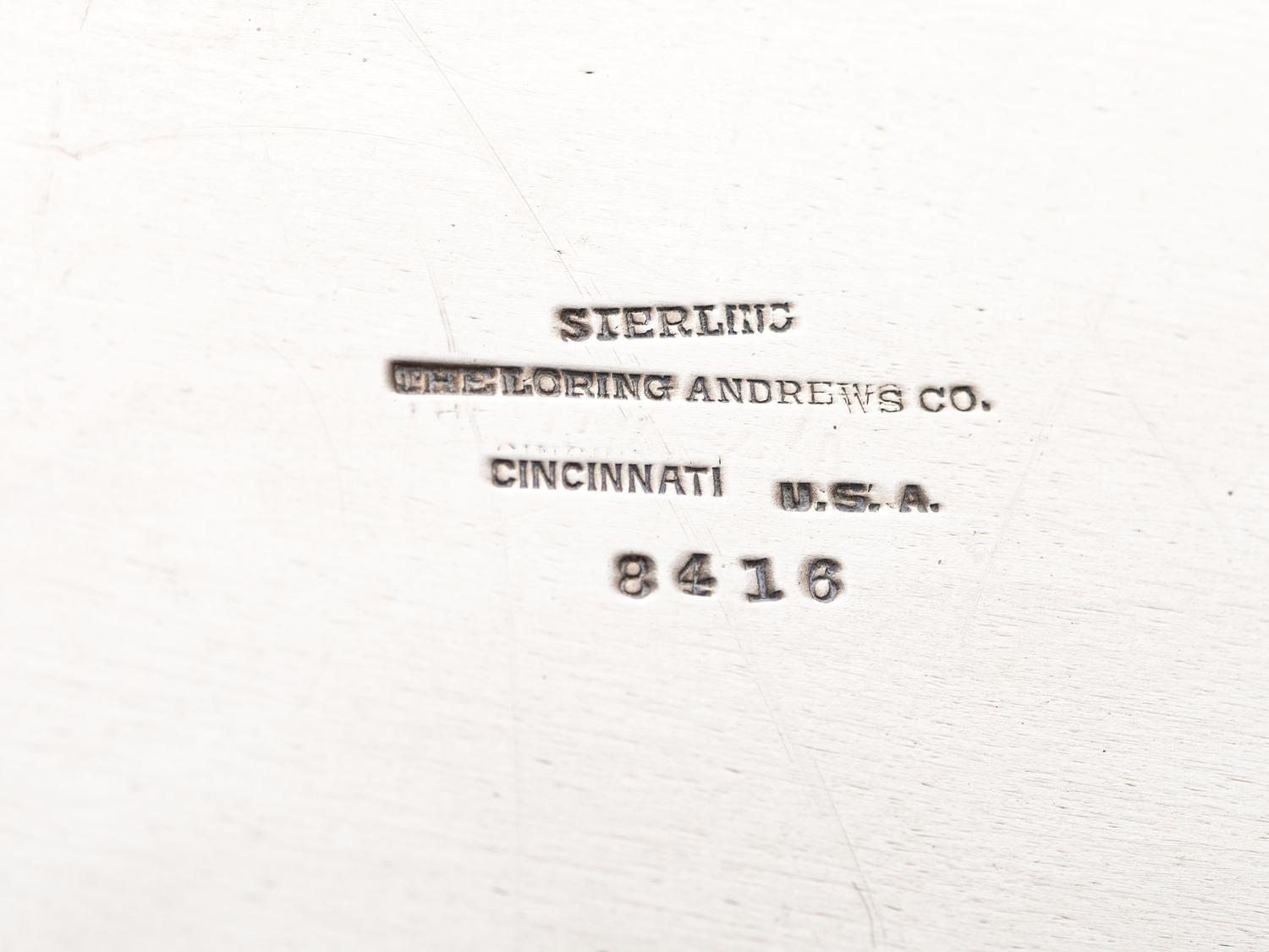 An American Silver Serving Tray