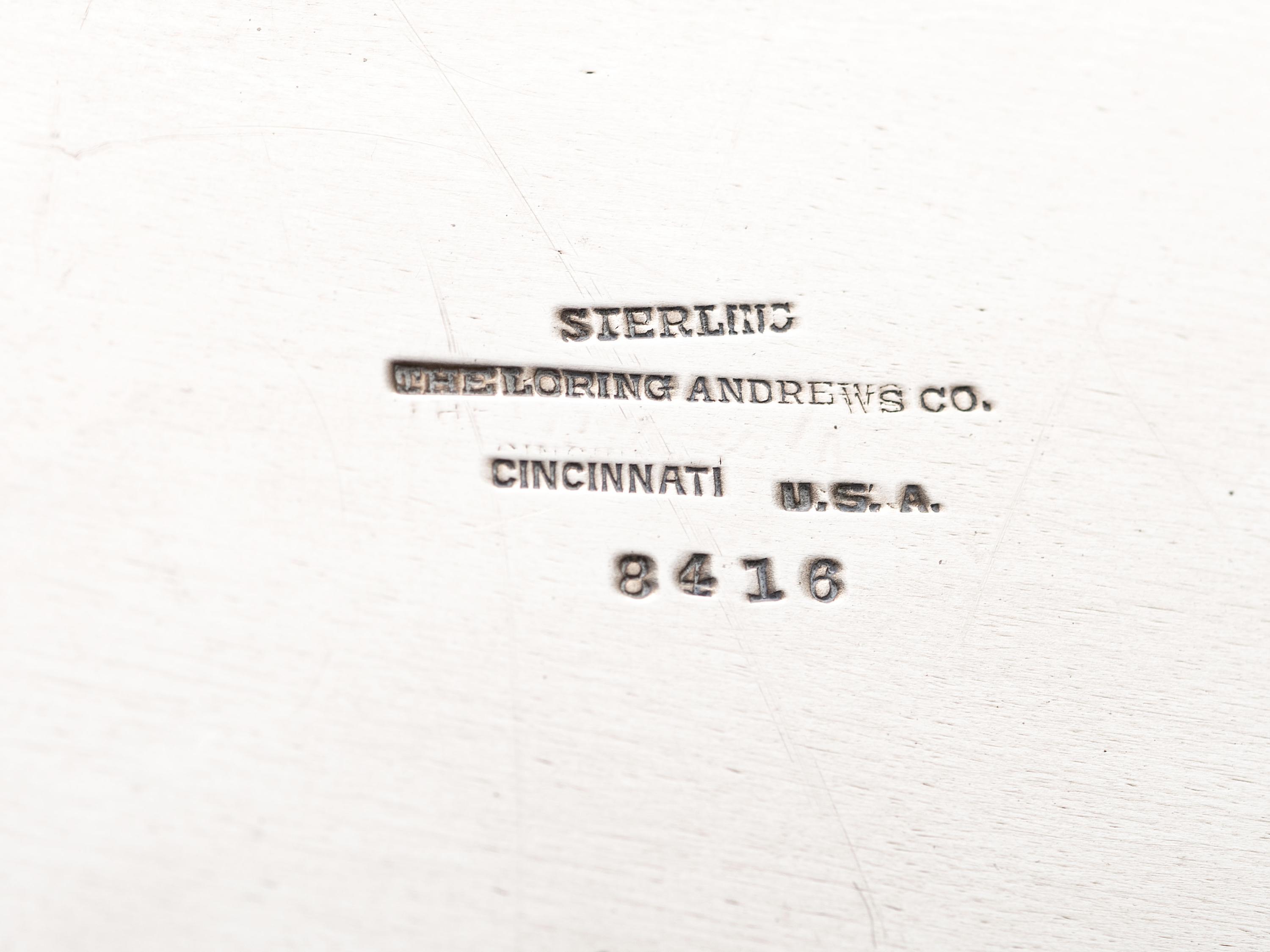 An American Silver Serving Tray
