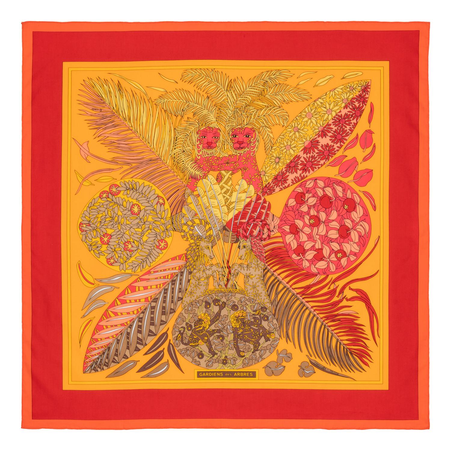 Three Hermès 70cm Cotton Scarf, 1990-2010s