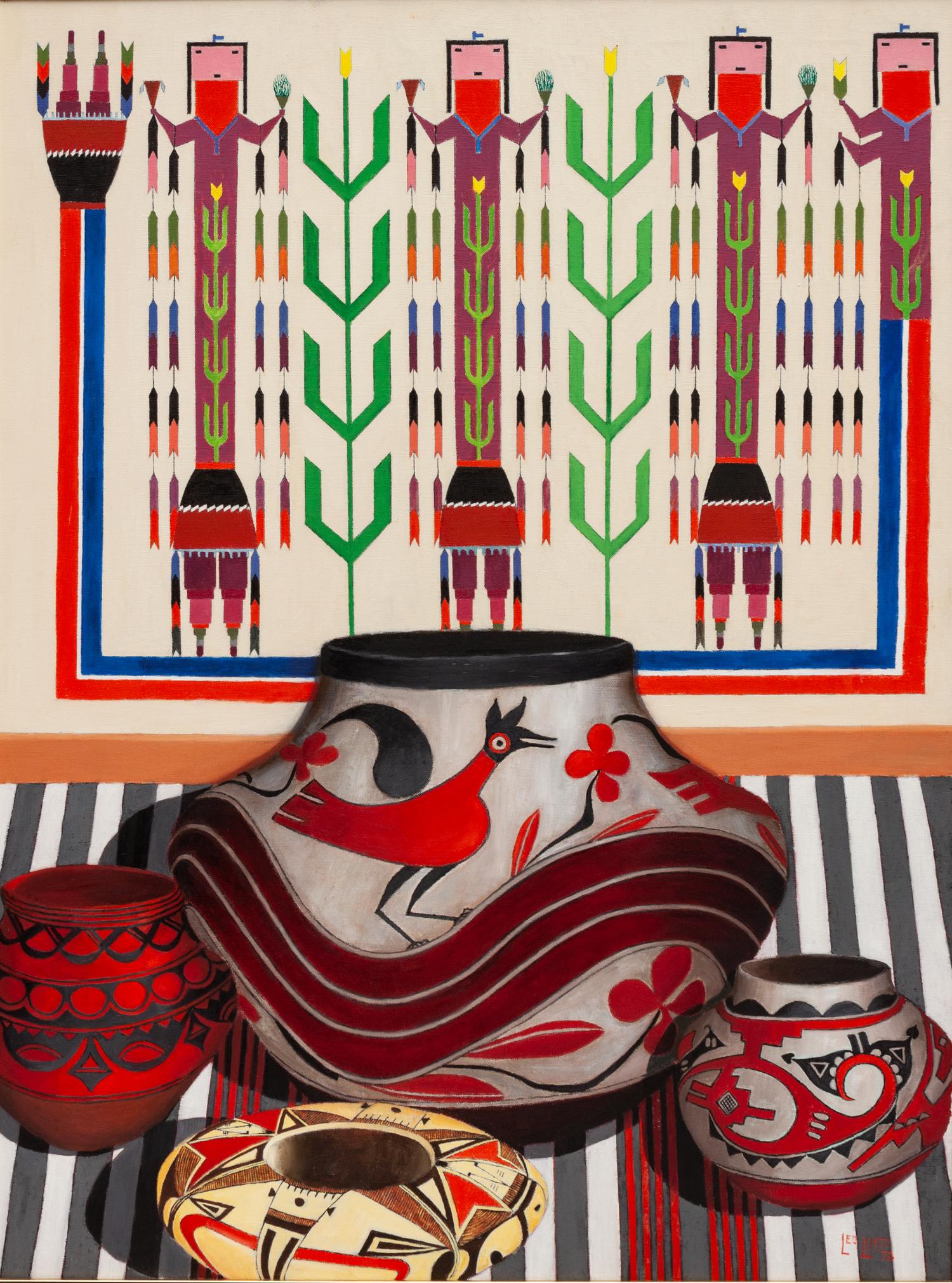 Still Life of Yei Rug , 1978