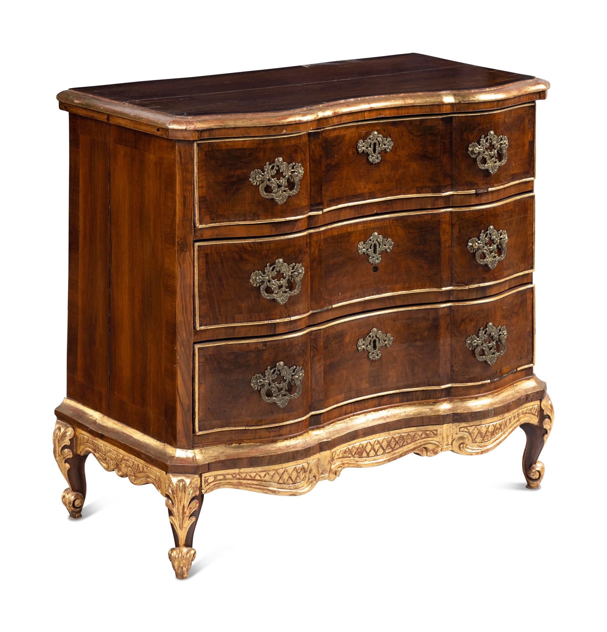 A North European Walnut Commode