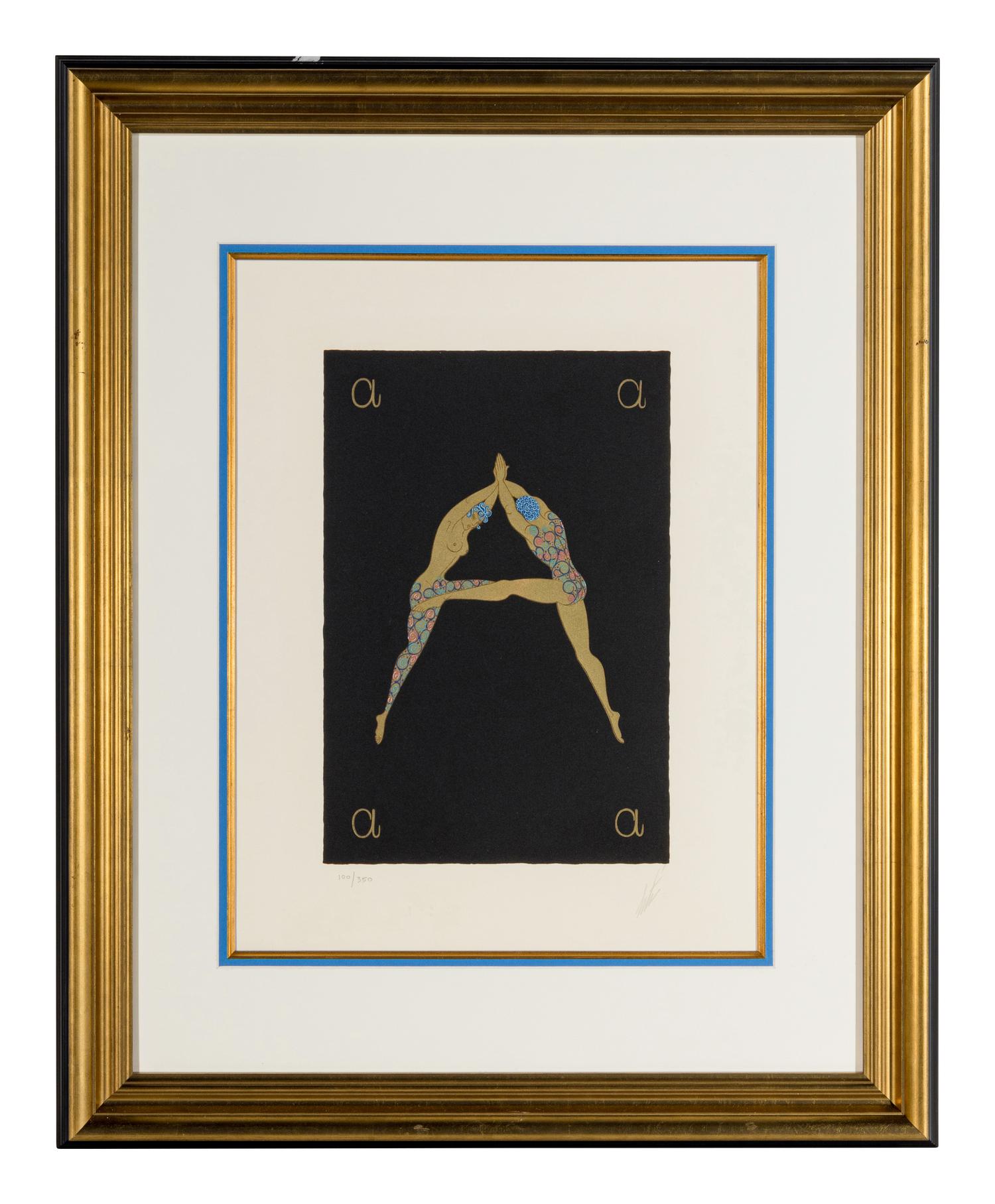 Five Alphabet Lithographs