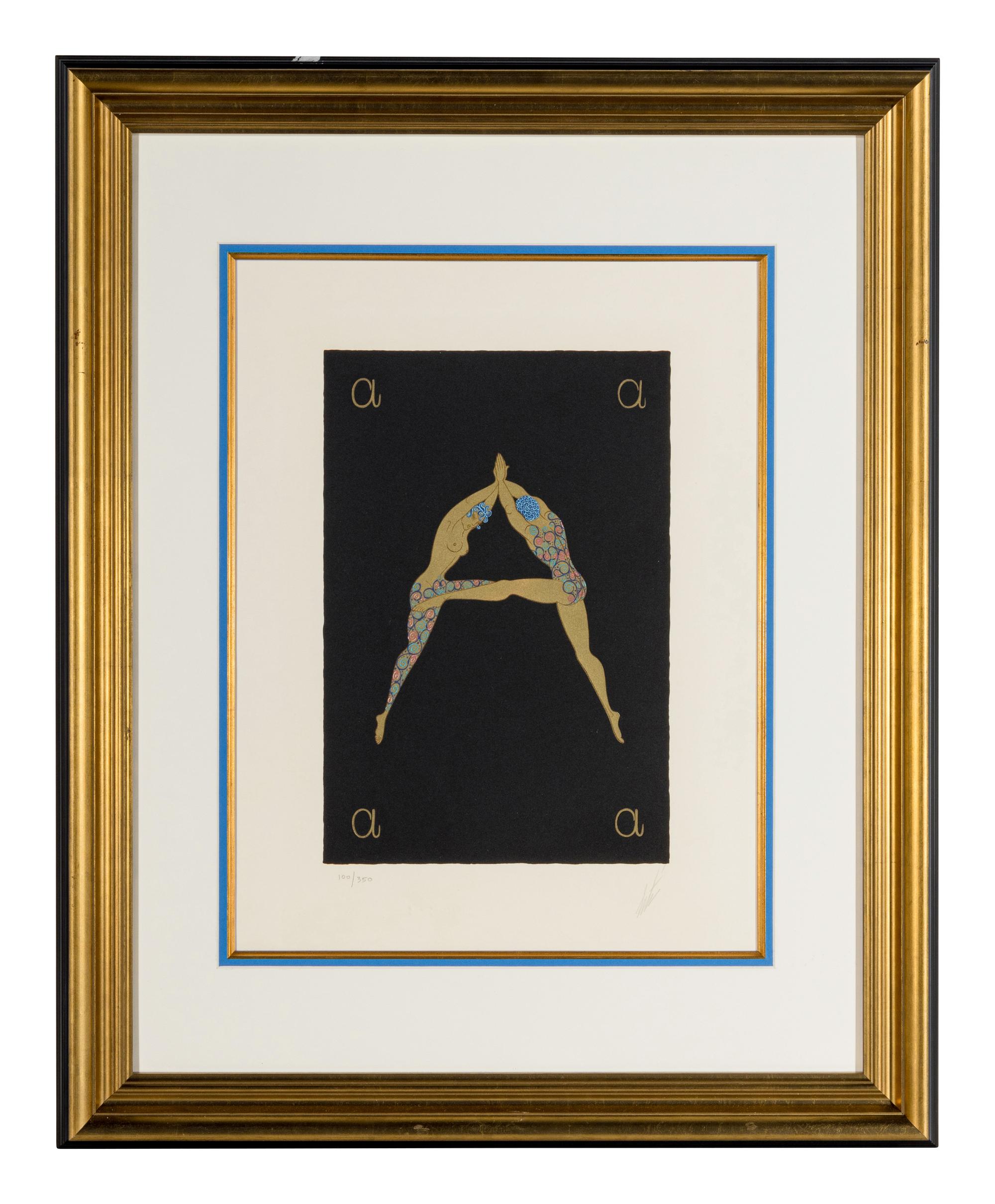 Five Alphabet Lithographs
