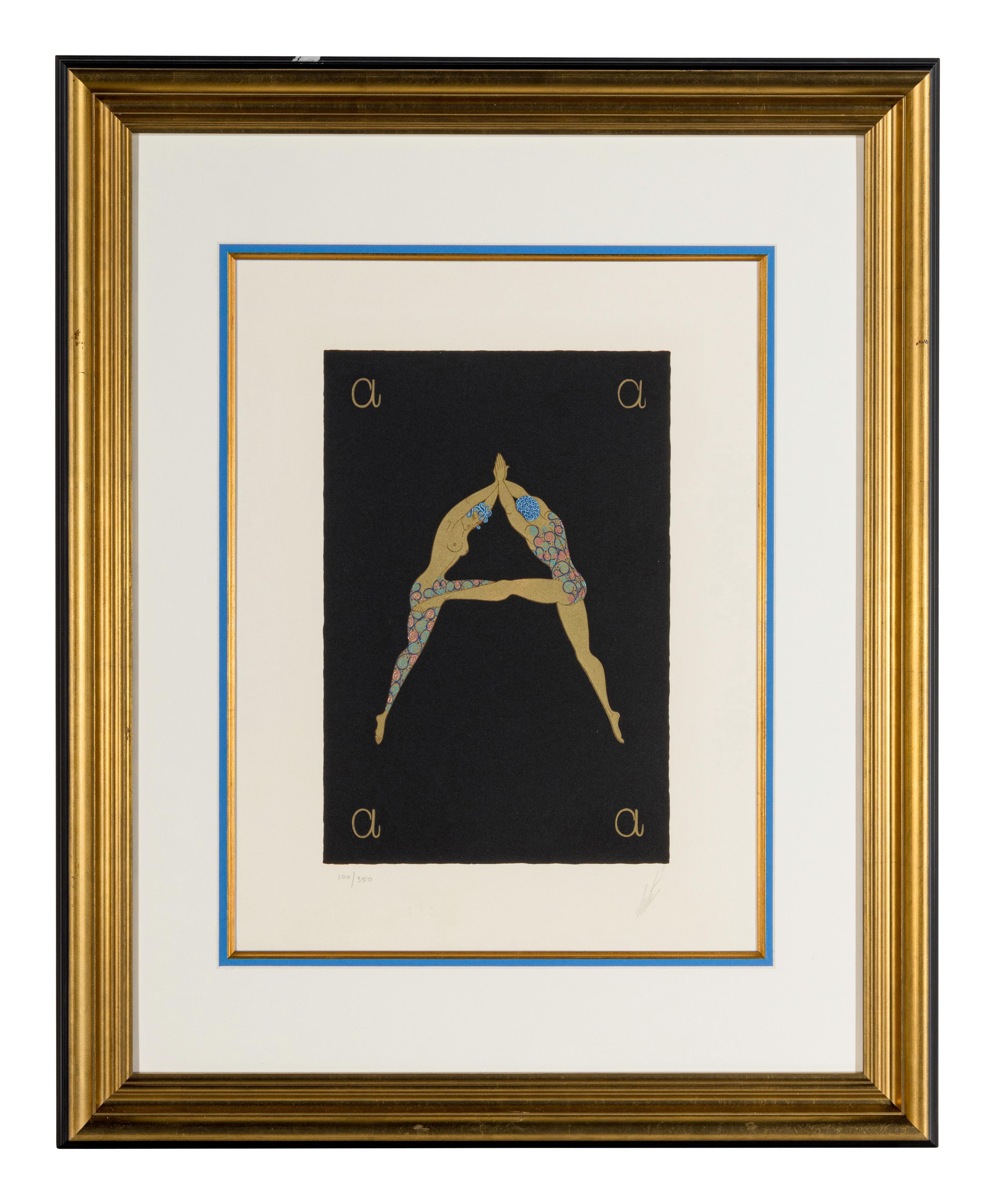 Five Alphabet Lithographs