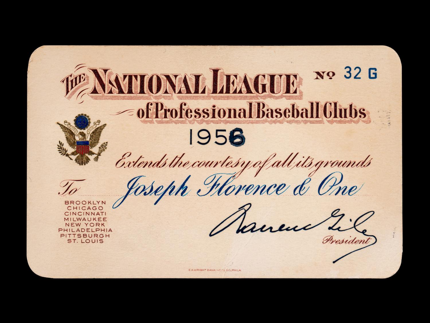A Group of Vintage Baseball Season Passes and All-Star Game Tickets,