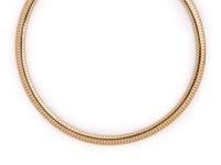 YELLOW GOLD COLLAR NECKLACE