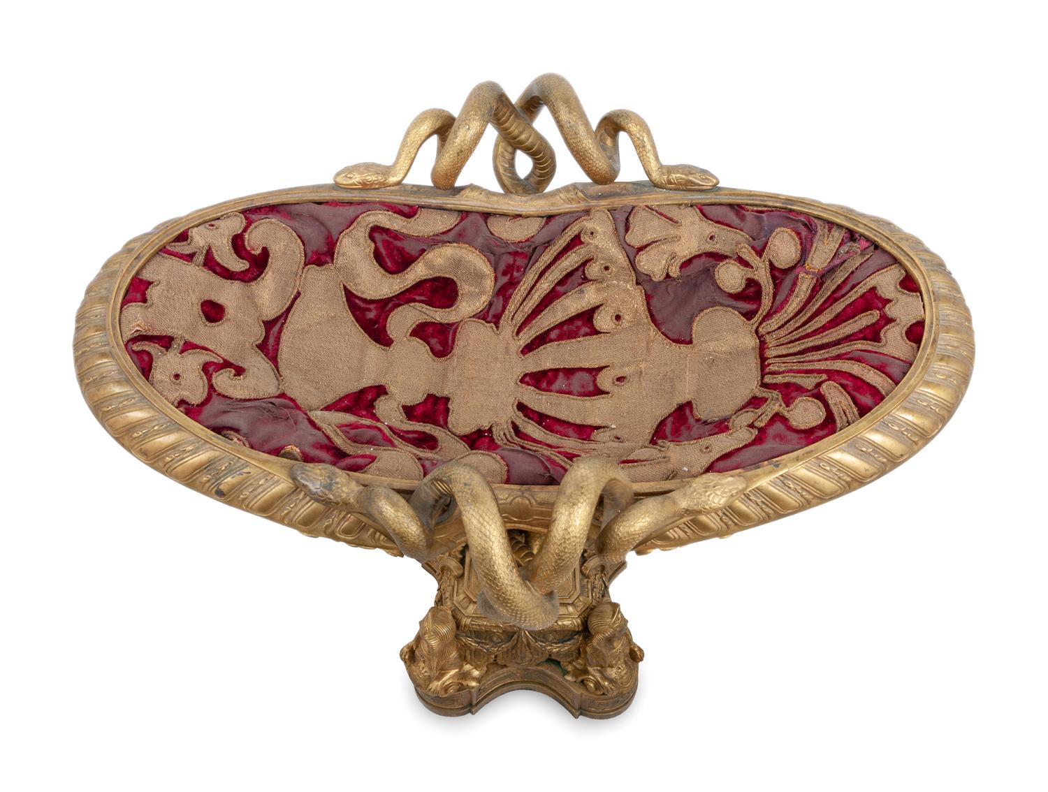 A French Gilt Bronze Centerpiece