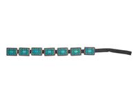 Heavy Navajo Sterling Silver and Turquoise Cluster Concha Belt