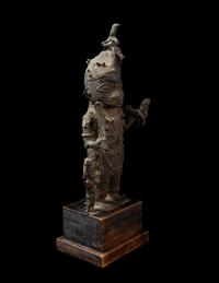 A Benin Bronze Figure of an Executioner