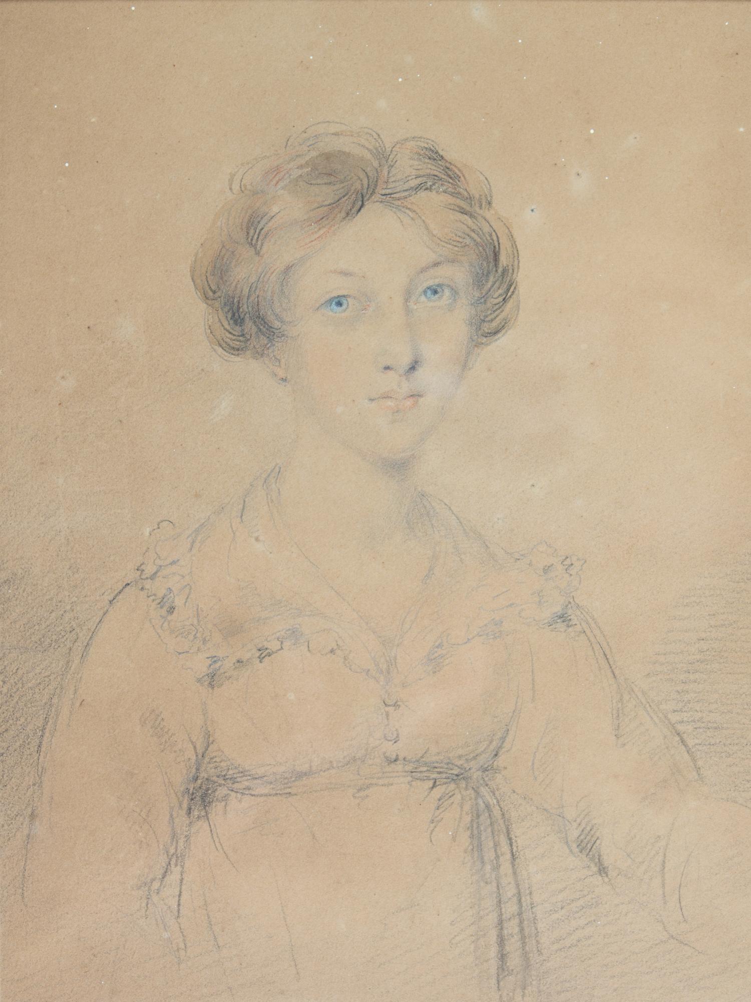 Attributed to Mary Ann Knight, (English, 1776-1851), Three works: Portrait of Joanne Plimer (as a girl), Portrait of Joanne Plimer (as