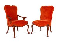 A Set of Ten Walnut Dining Chairs by Therien Studio Workshops — 20TH CENTURY