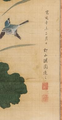 Two Japanese Paintings on Silk