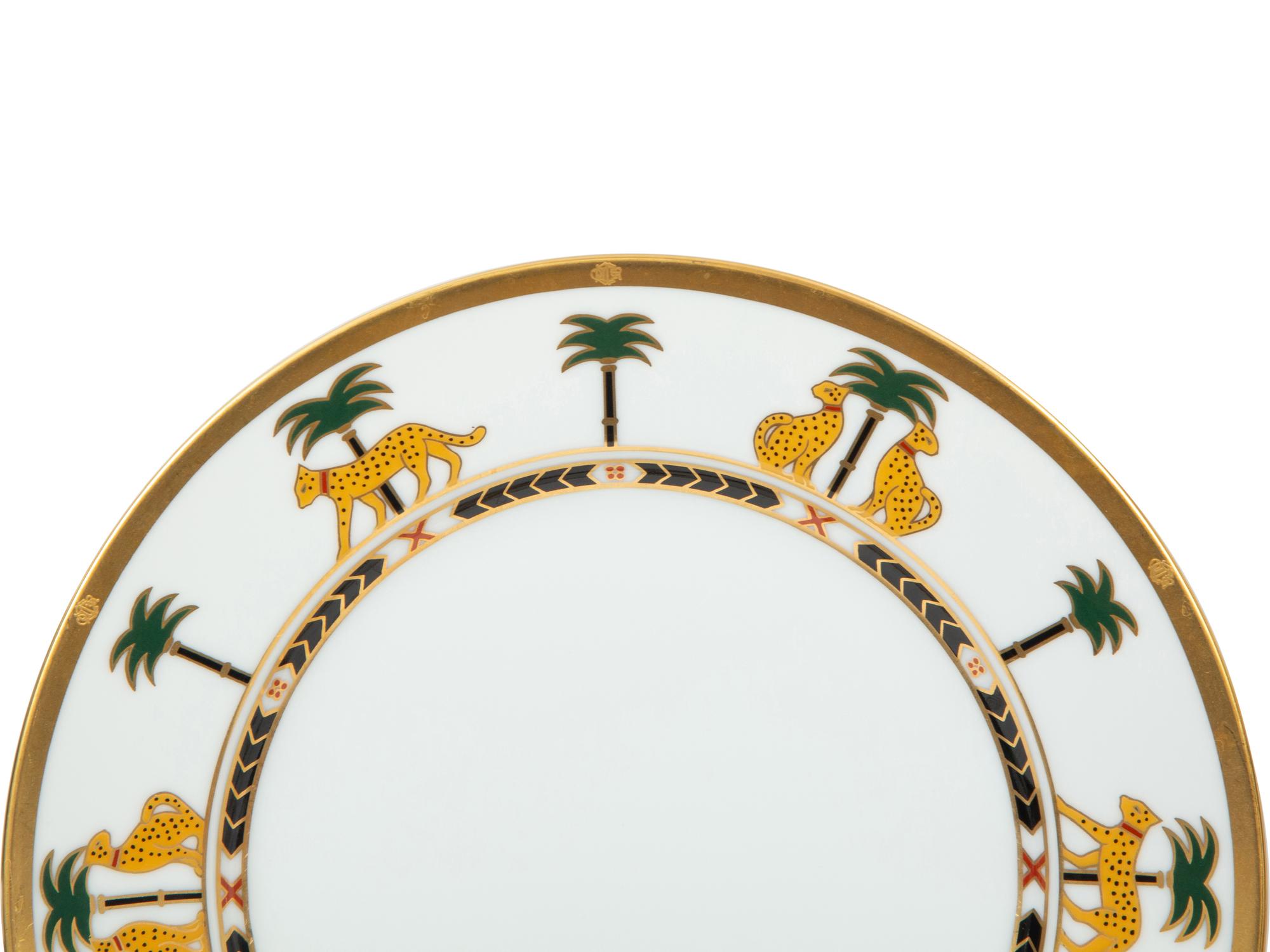 A Christian Dior Porcelain Casablanca Pattern Partial Dinner Service