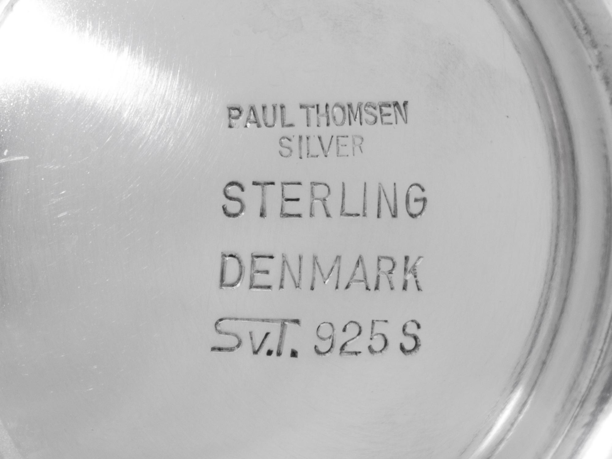 Three Danish Silver Table Articles
