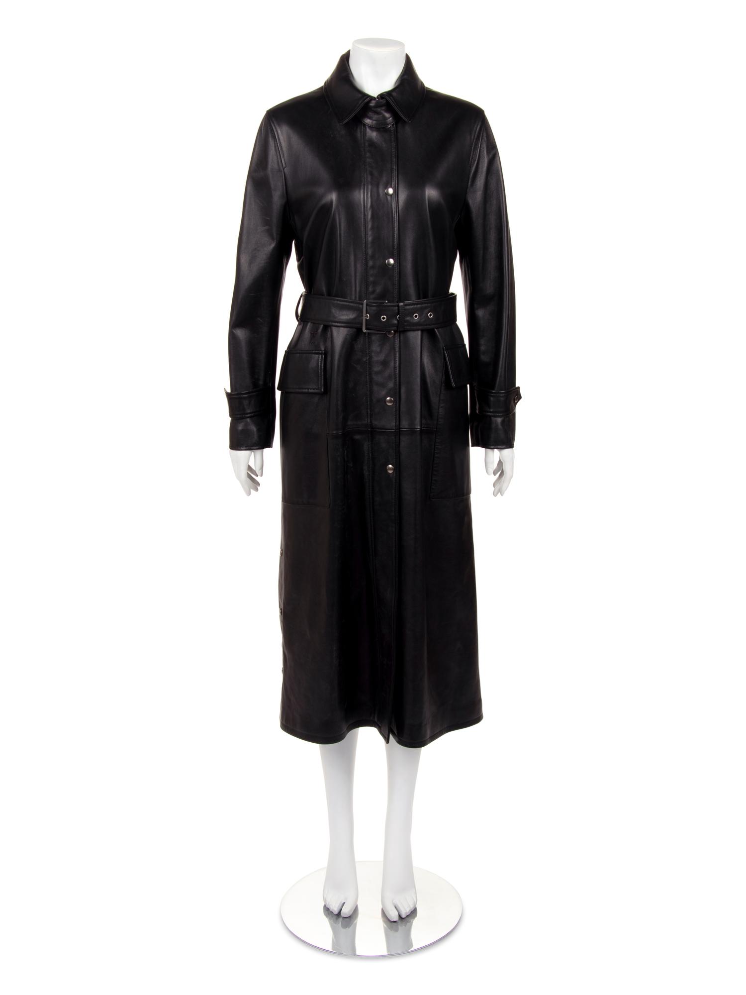 Christian Dior Lambskin Leather Trench Coat