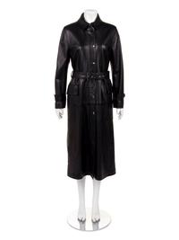 Christian Dior Lambskin Leather Trench Coat