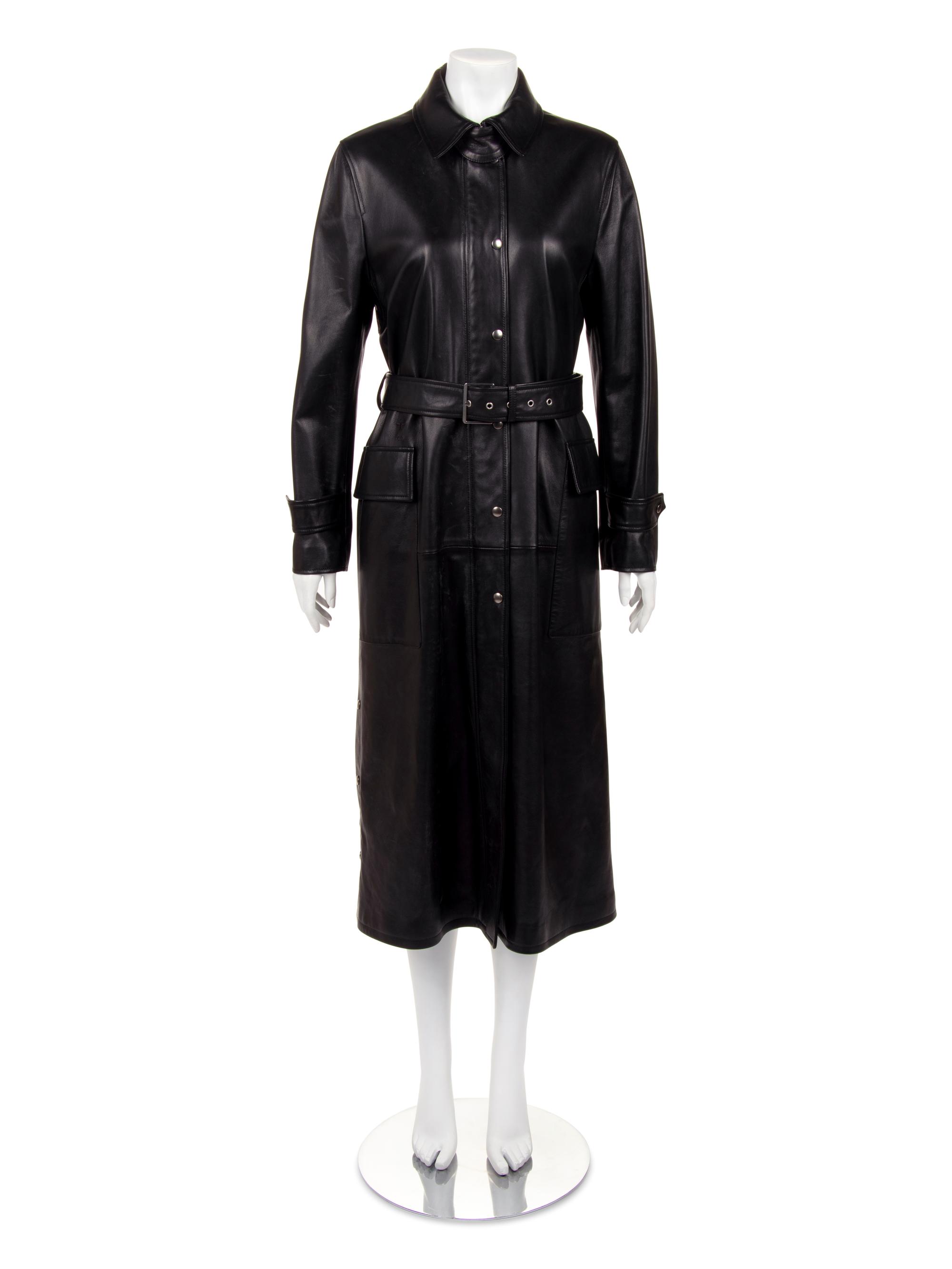 Christian Dior Lambskin Leather Trench Coat