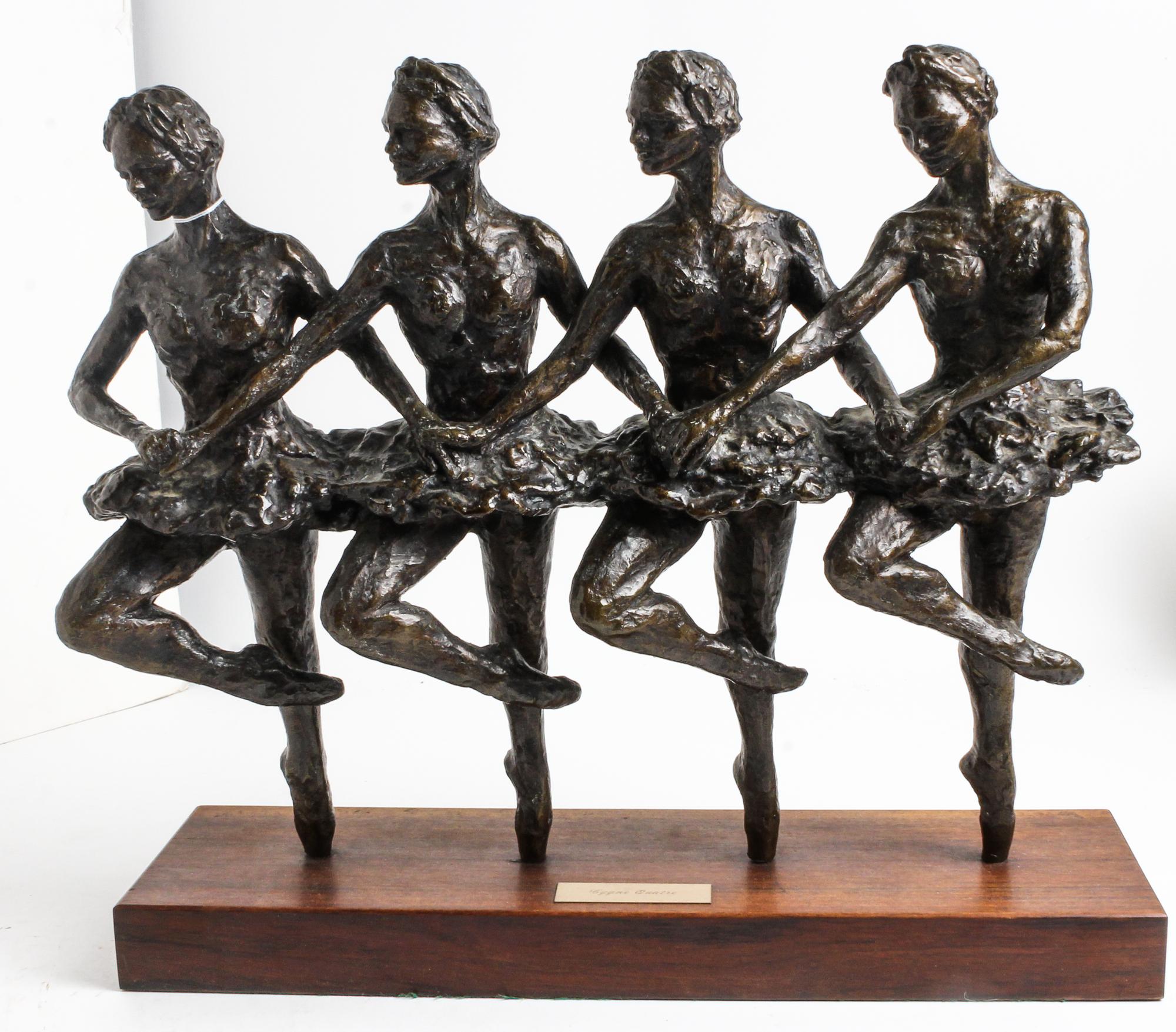 A French Bronze Figural Group Height 16 x width 20 1/2 inches. — R. BAINE, 20TH CENTURY