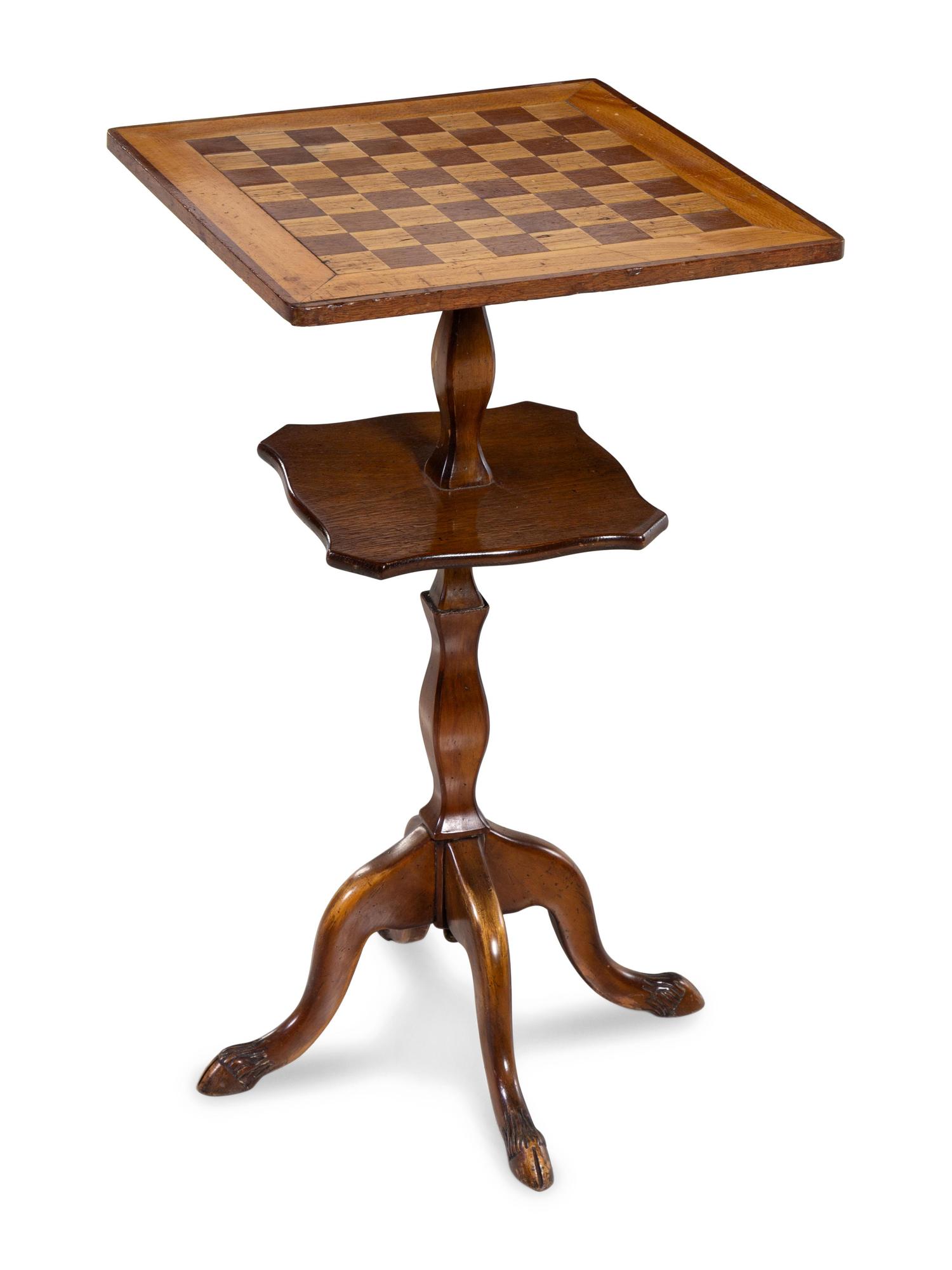 A Parquetry Game Table