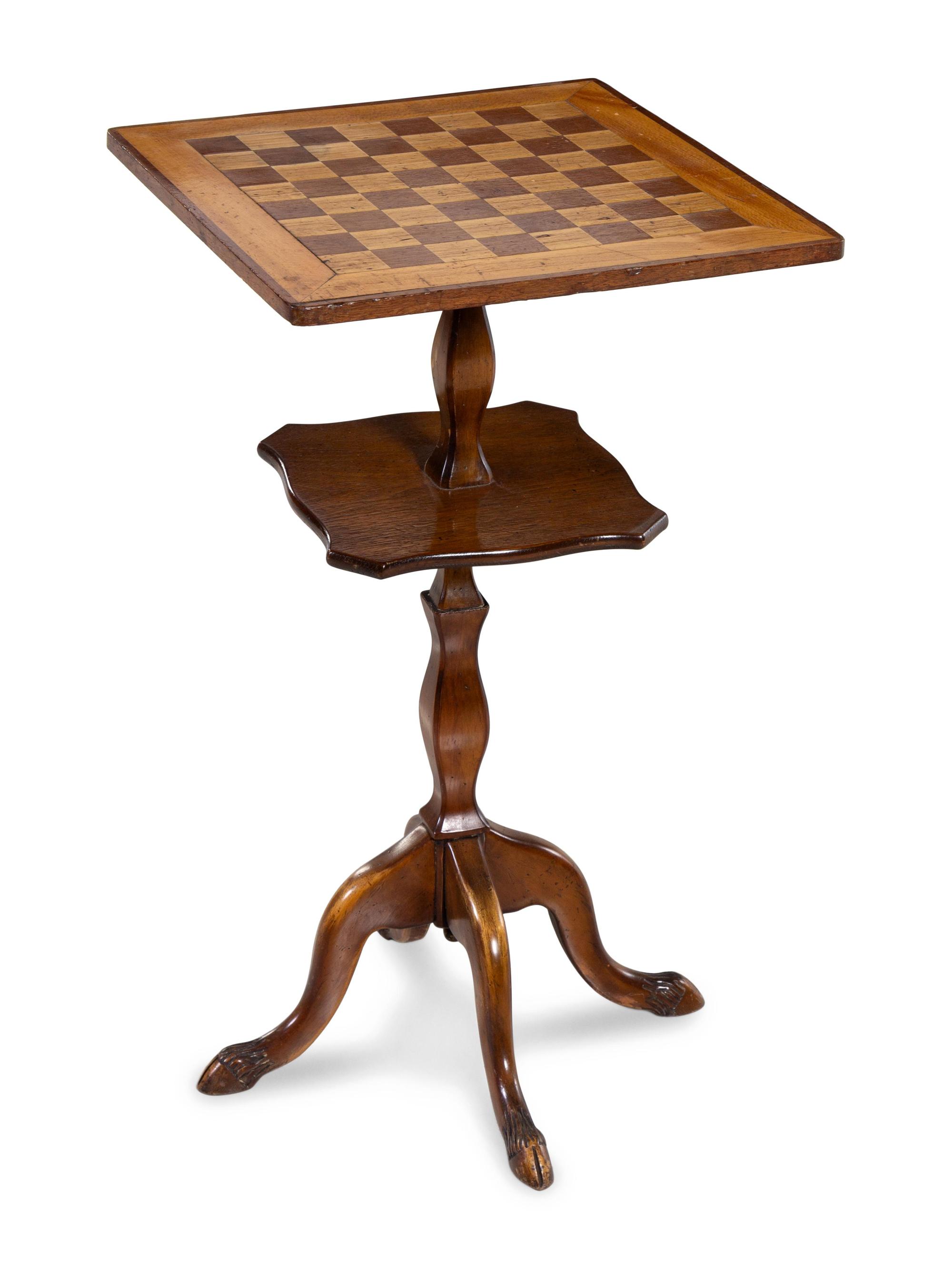 A Parquetry Game Table