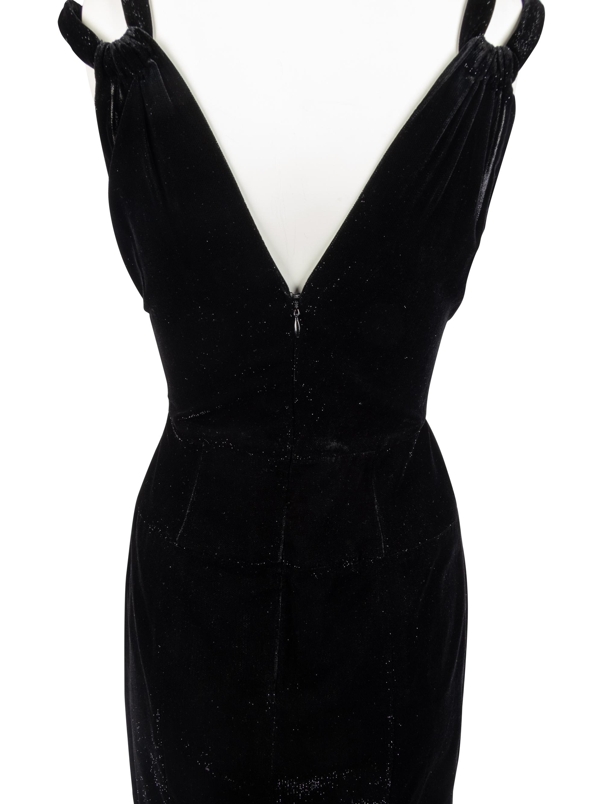 Alaïa Velvet Dress, 2000s