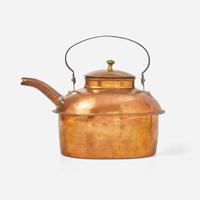 A copper kettle of Stokes Family interest Likely Philadelphia or Southeastern Pennsylvania, early 19th century