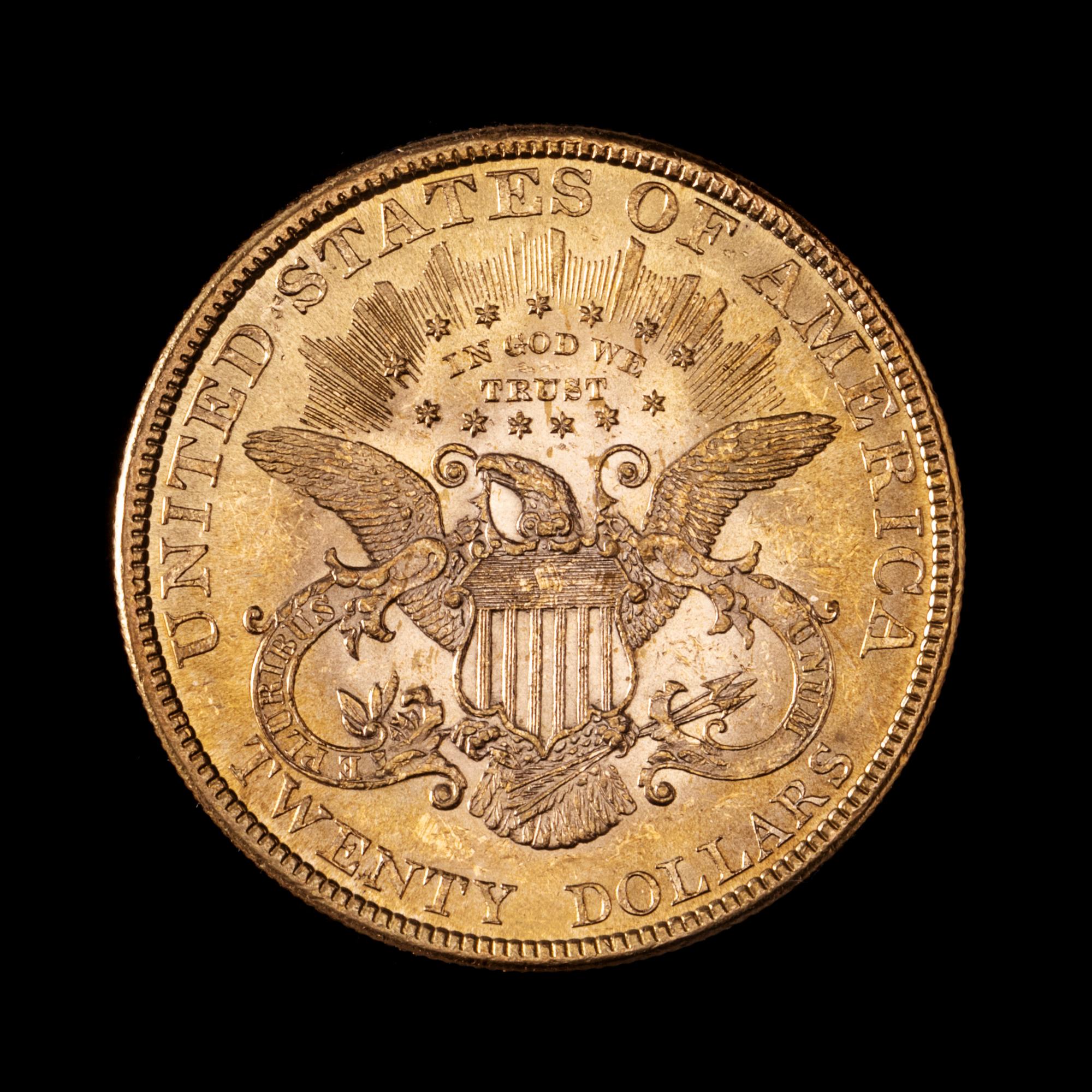 A United States 1895 Liberty Head $20 Gold Coin