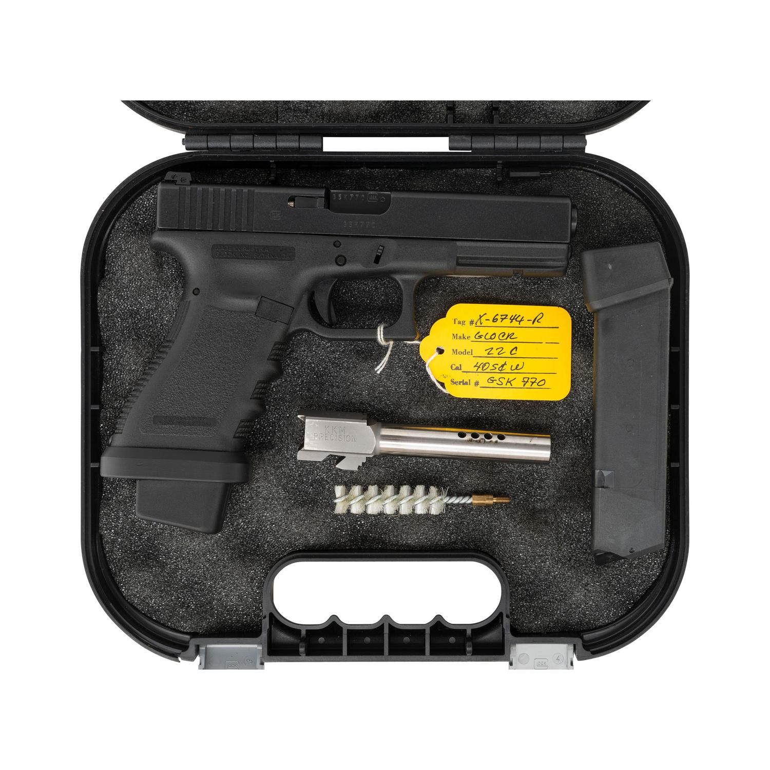 *Glock 22 C with KKM .357 Sig Barrel in Box with Accessories