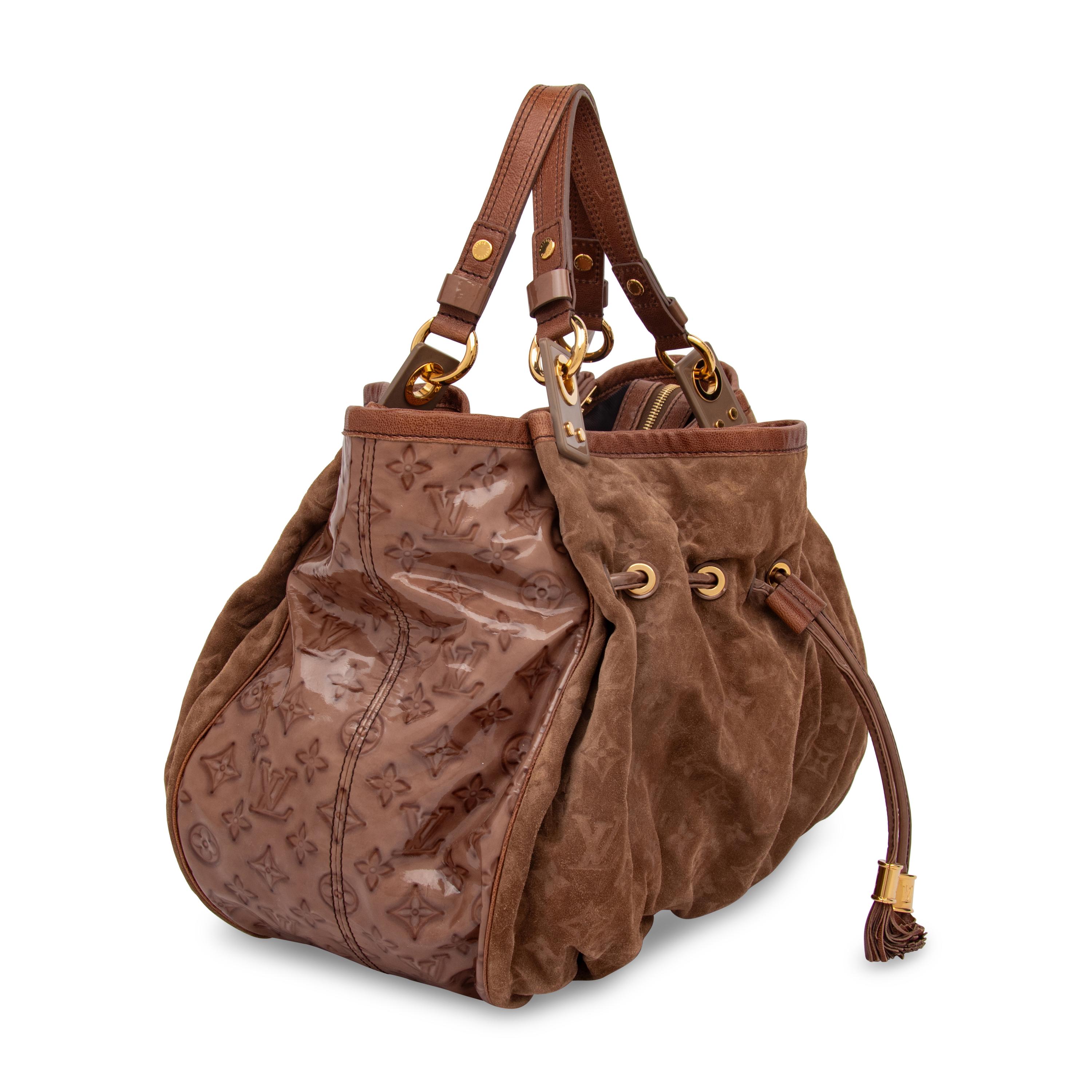 Louis Vuitton, Patent & Suede Irene Coco Bag