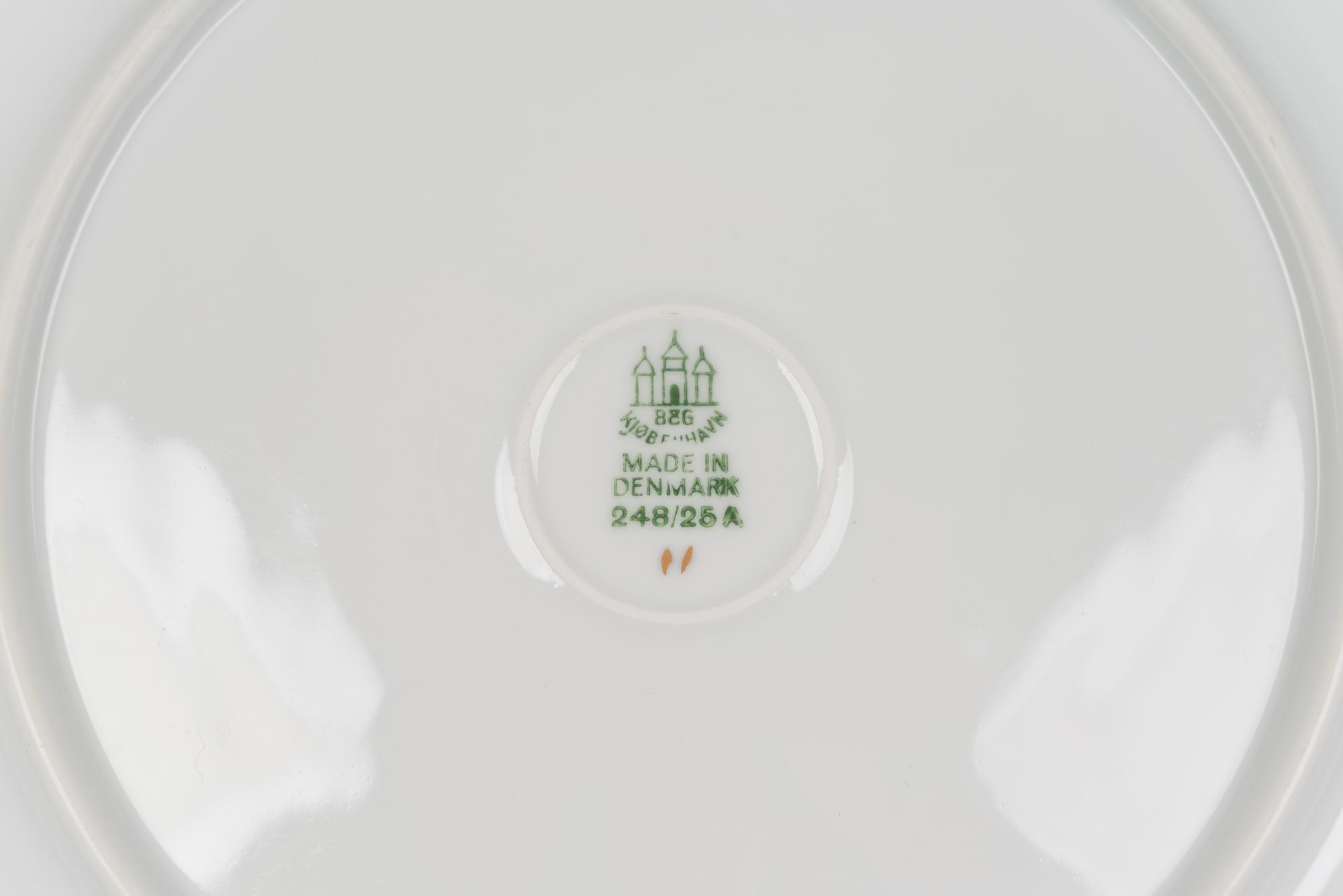 A Bing and Grondahl Hazelnut Porcelain Dinner Service