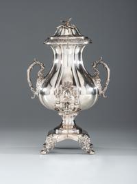 A Thomas Whartenby Coin Silver Five-Piece Tea and Coffee Service