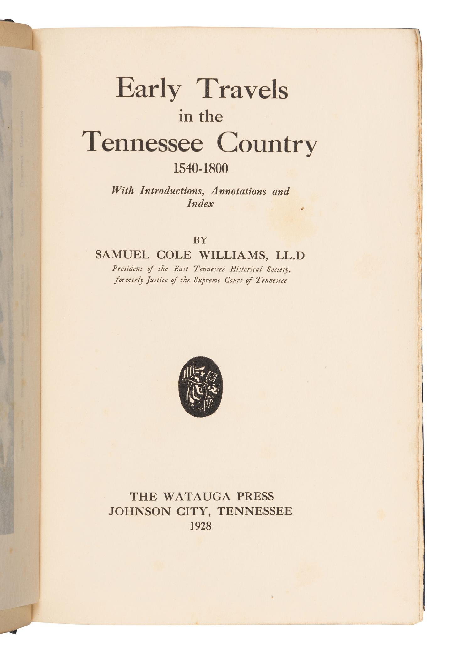 [TENNESSEE]. A group of 10 works, including: