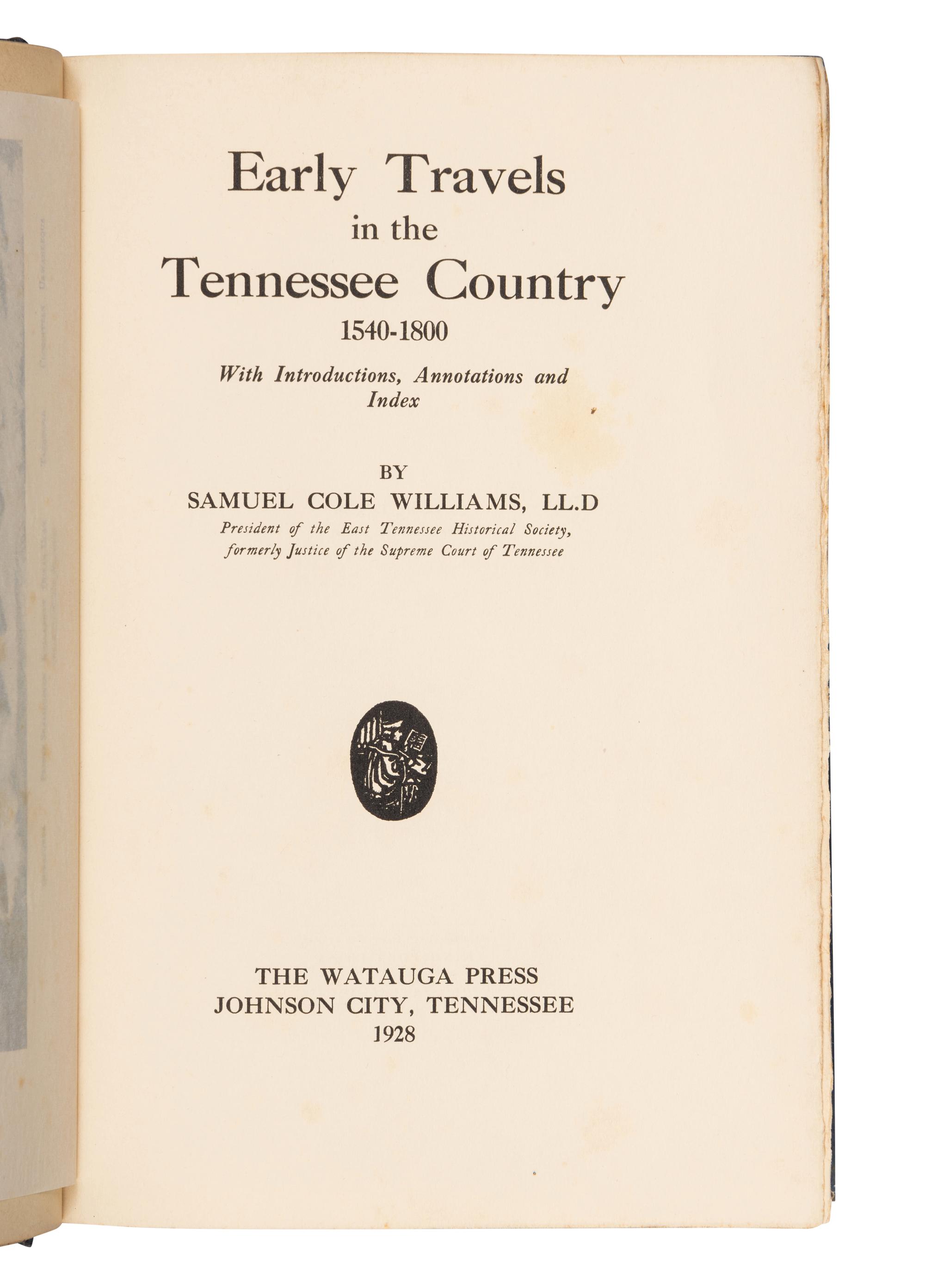 [TENNESSEE]. A group of 10 works, including: