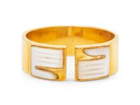An 18 Karat Yellow Gold and Mother-of-Pearl Ring, Bvlgari,