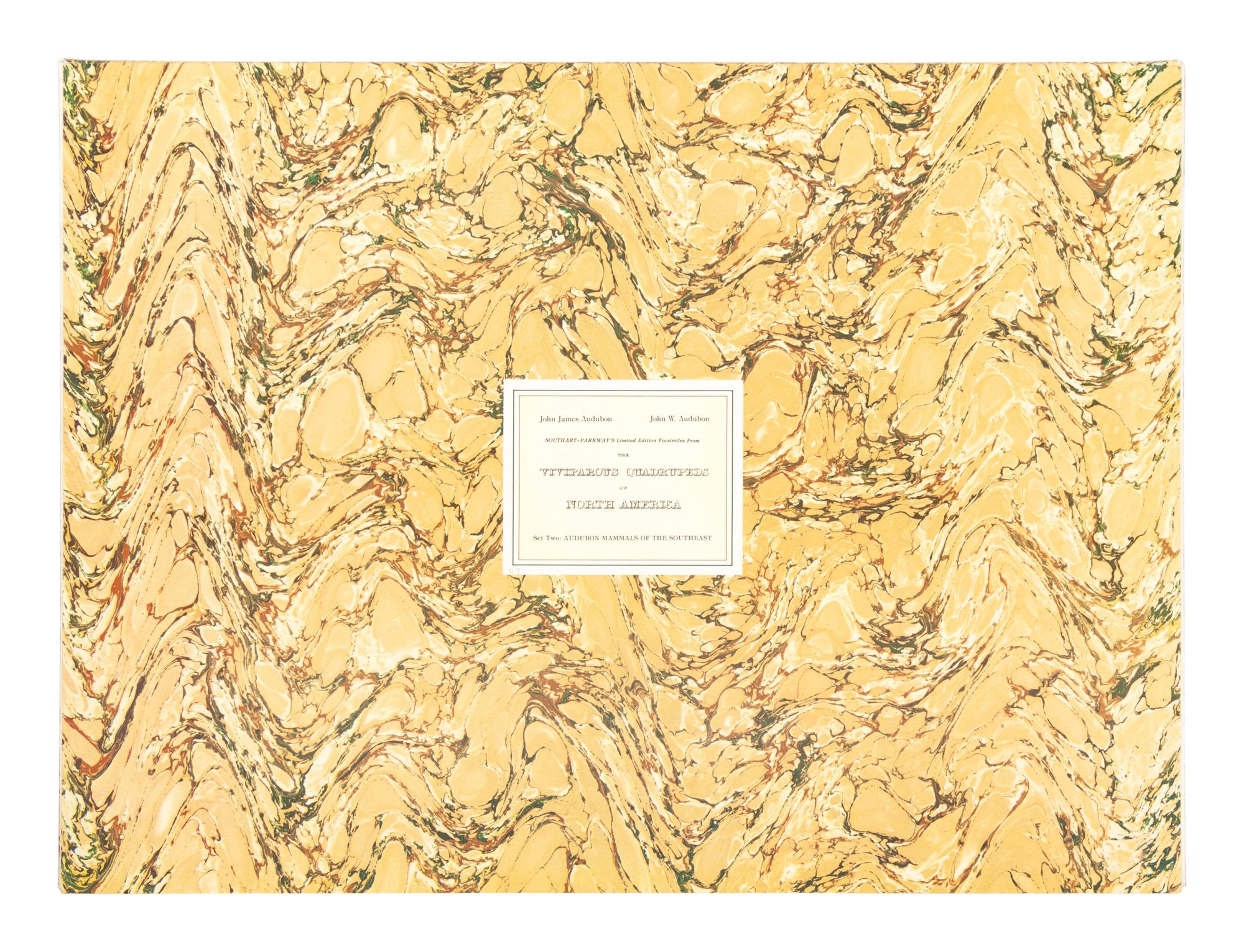 Southart Parkway's Limited Edition Facsimiles from Viviparous Quadrupeds of North America; Set Two: Audubon Mammals of the Southeast