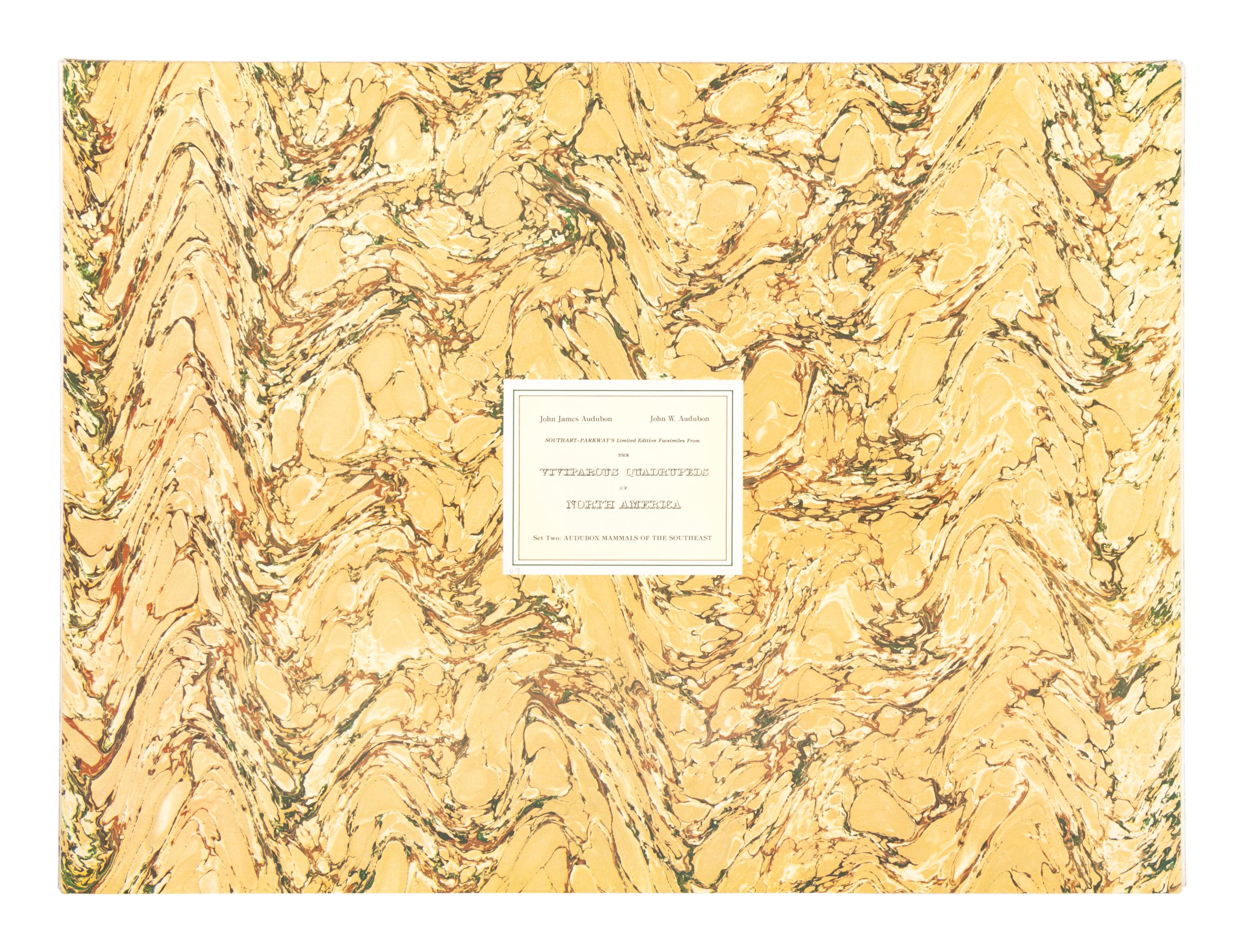 Southart Parkway's Limited Edition Facsimiles from Viviparous Quadrupeds of North America; Set Two: Audubon Mammals of the Southeast