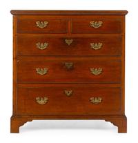 A George III Provincial Oak Chest of Drawers
