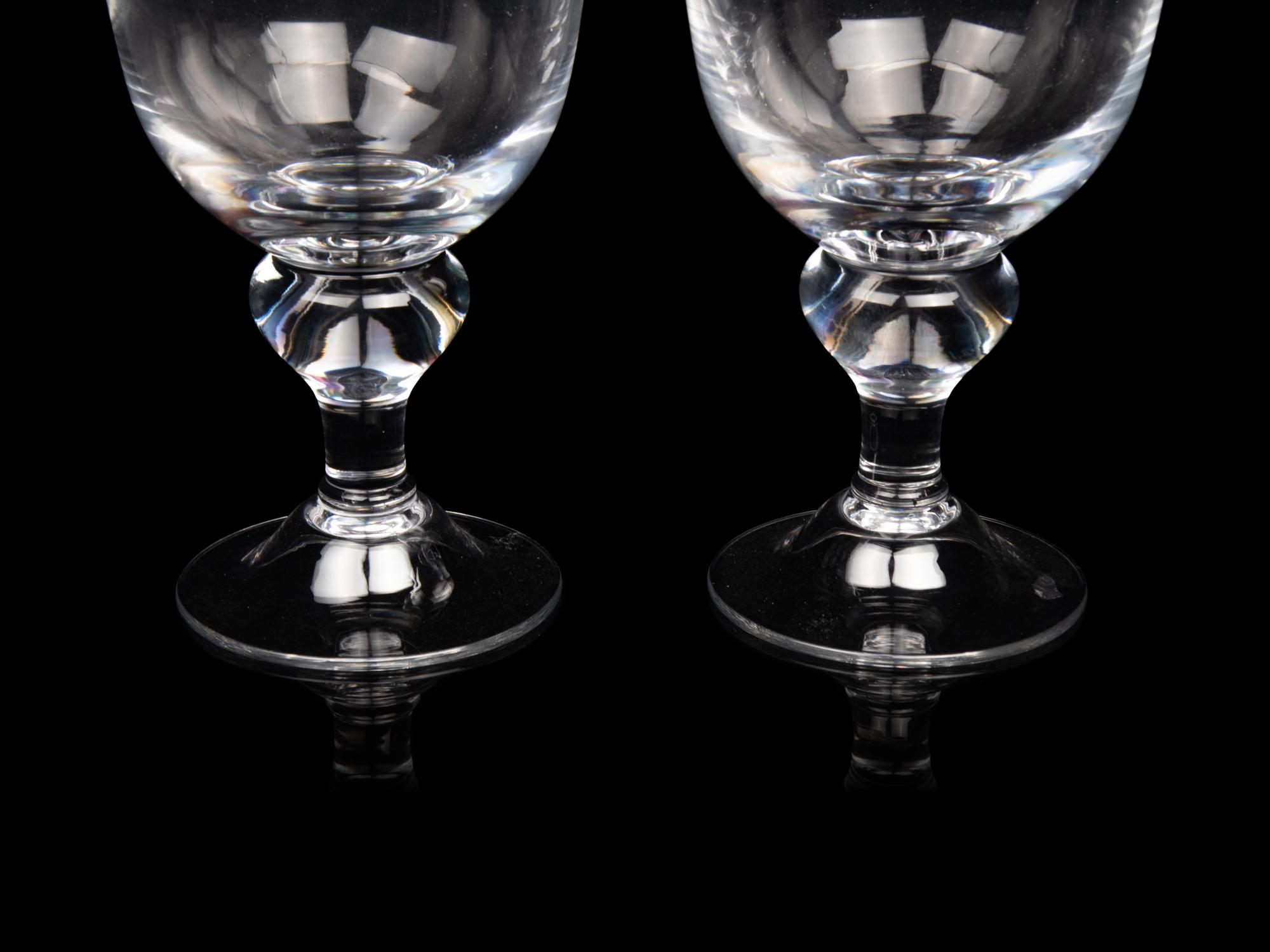 A Pair of Large Contemporary Glass Vases