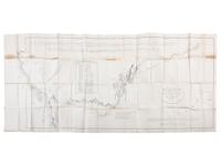 [MEXICAN WAR]. Rare map of the Southwest, 1848.