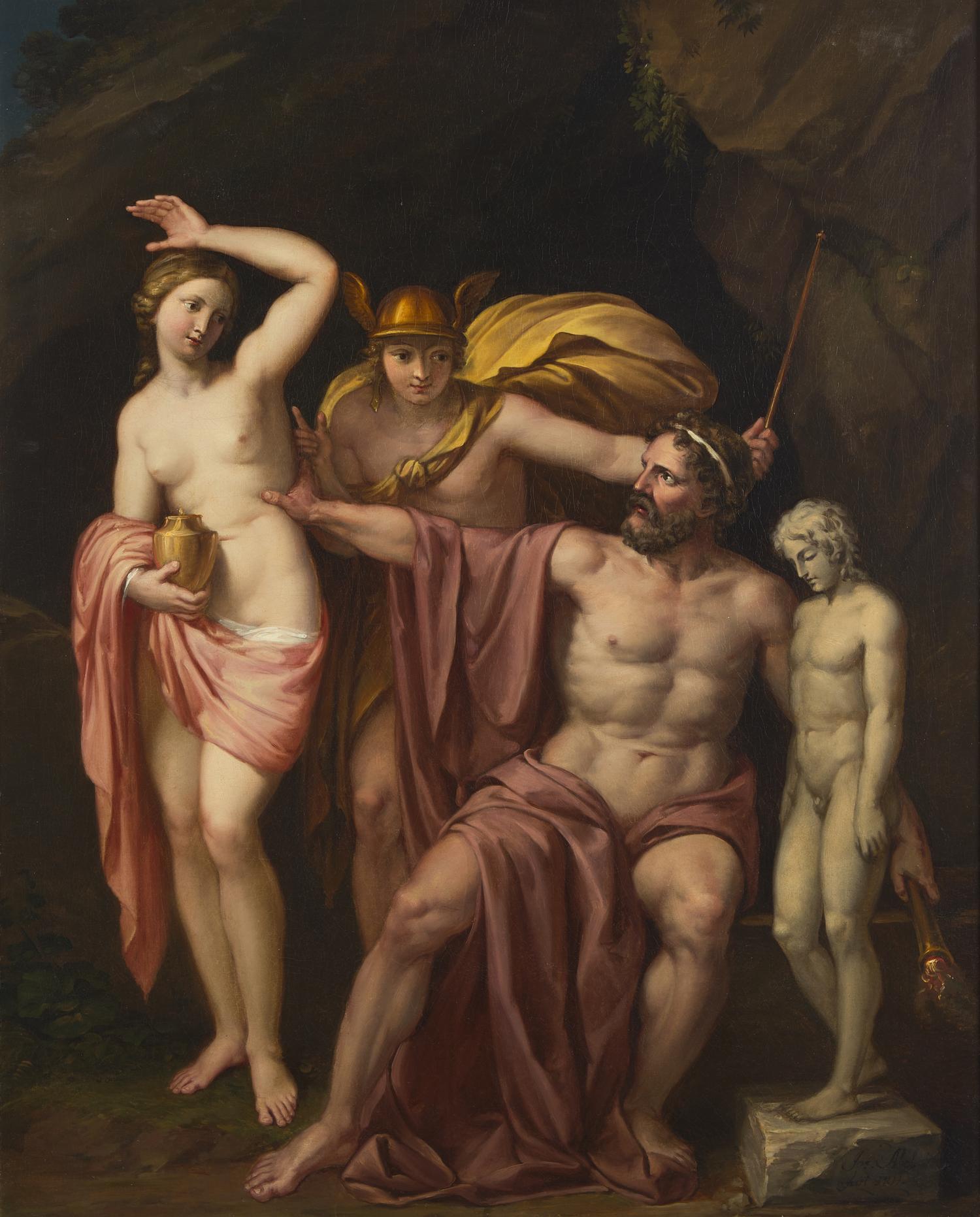 Prometheus, Mercury and Pandora , 1814
