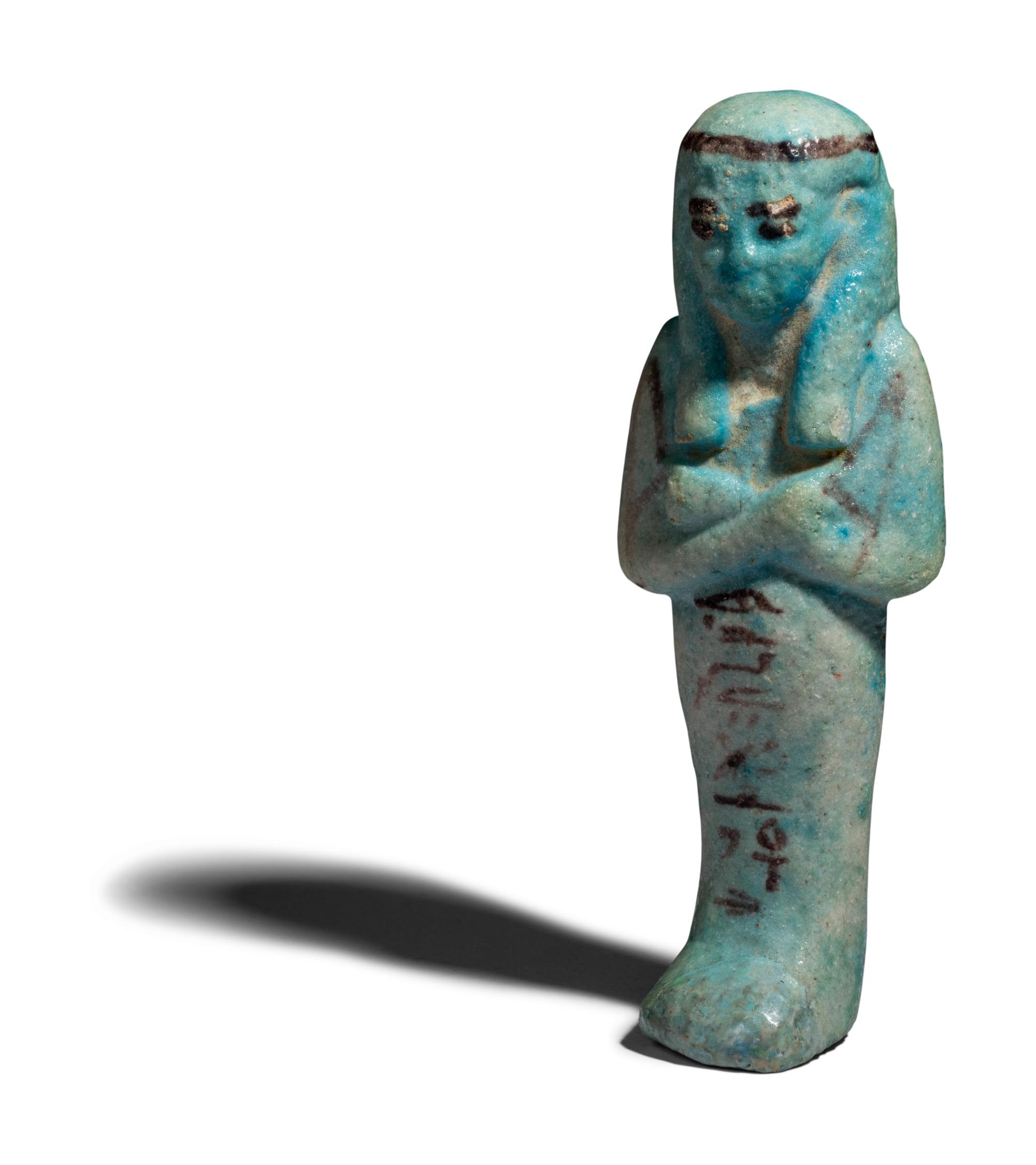 An Egyptian Faience Ushabti
